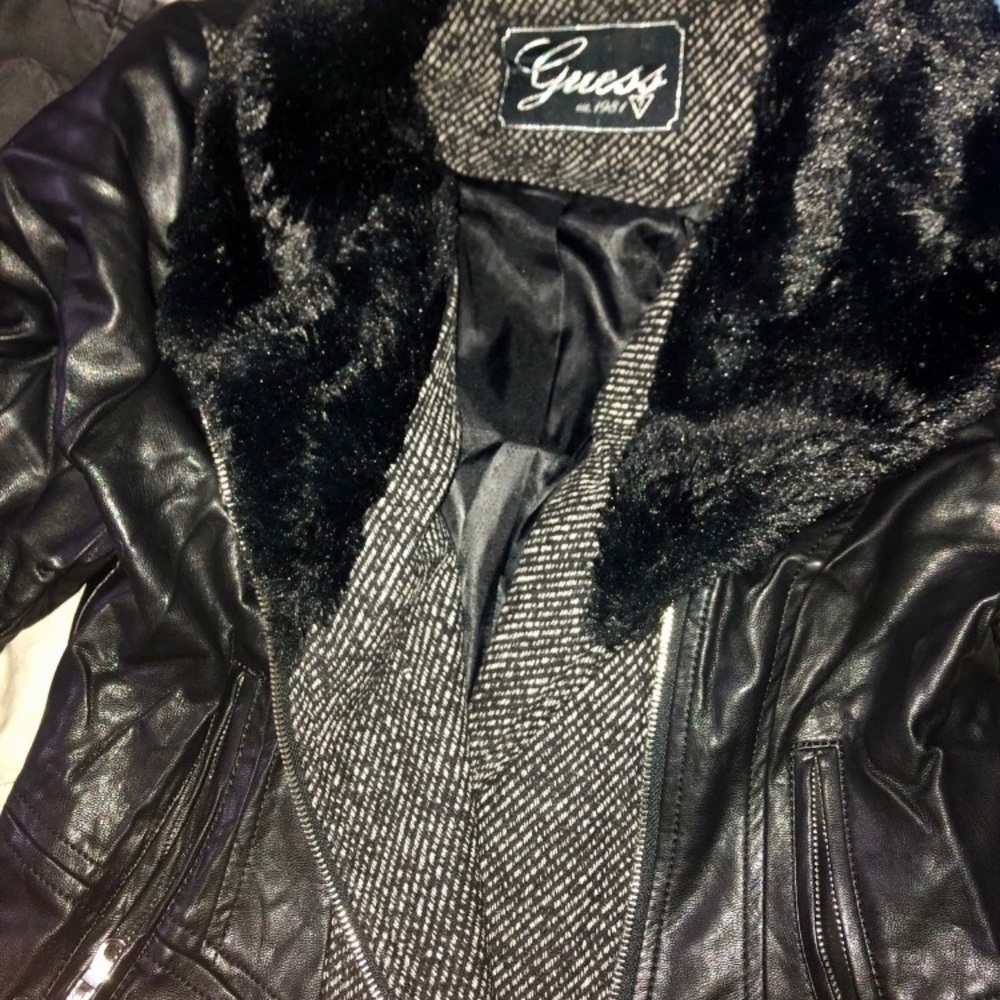 GUESS Motorcycle Jacket - Picture 2 of 3